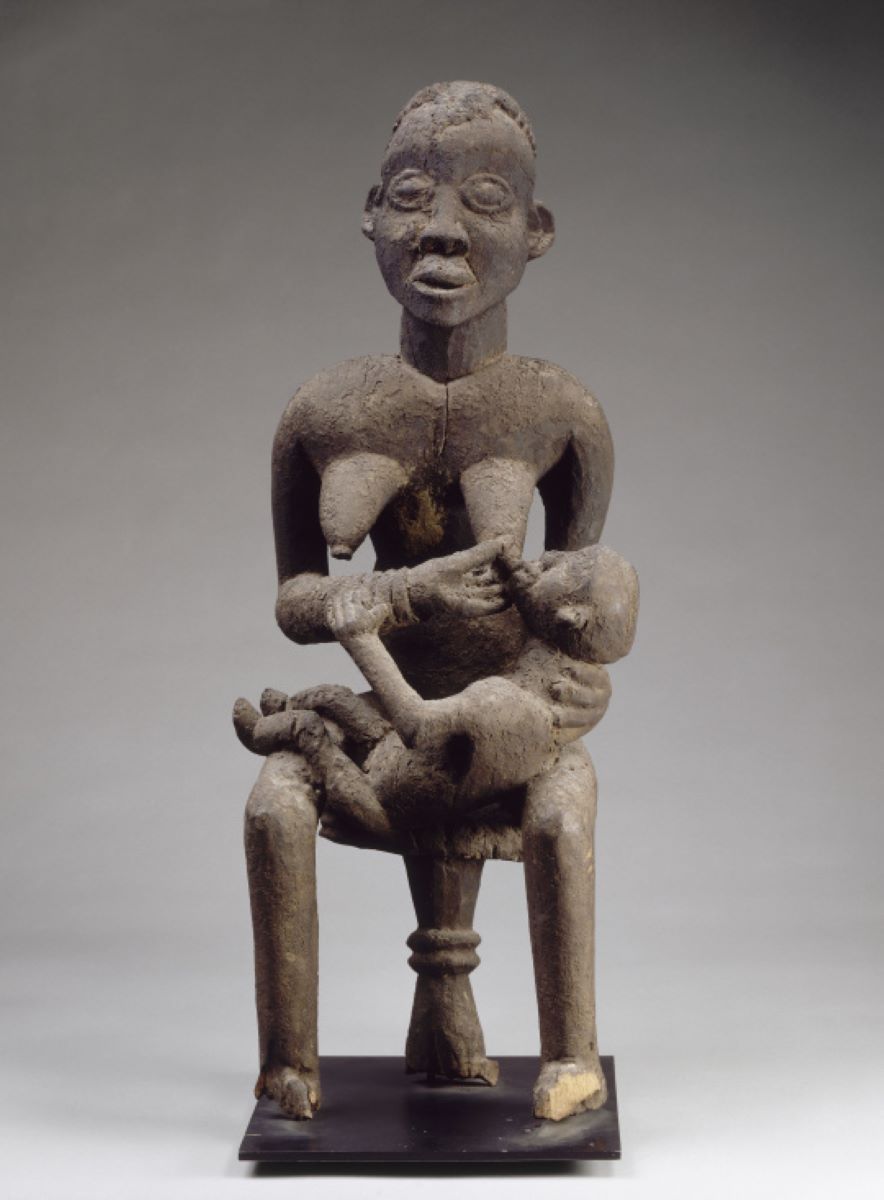Maternité figurant une mère de jumeaux, Bangwa, Cameroun 18 -ème siècle