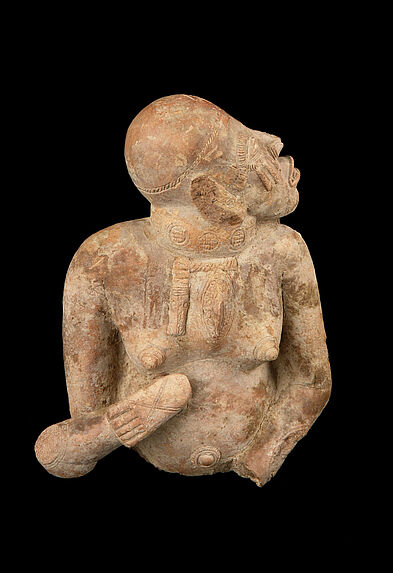 statuette féminine mali djénné, musée branly